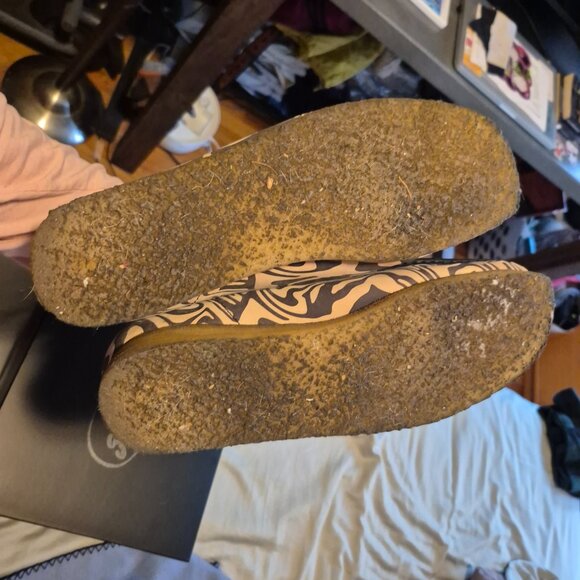 Clarks Wallabees WuWear Beige/Black US 11 M - Picture 10 of 13